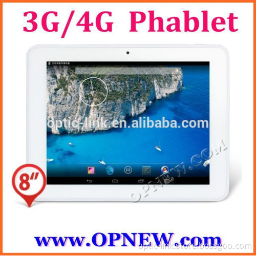 Factory 8 inch 4G android 5.1 lollipop phone call tablet pc MTK8752 Octa core phablet IPS touch screen from opnew